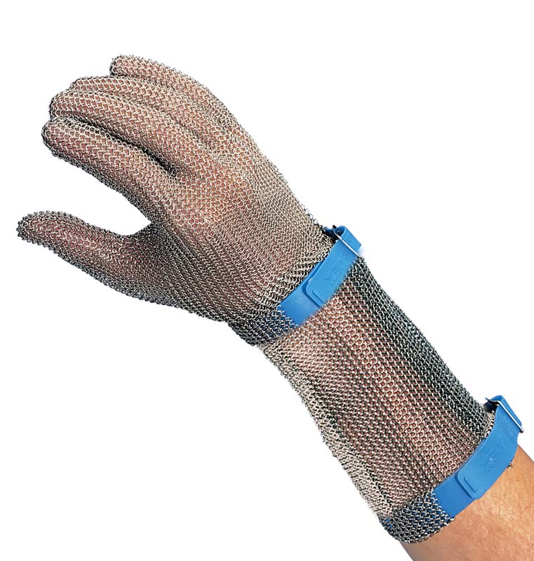 Lars Öqvist AB Chain mesh glove Euroflex 5finger with 15 cm sleeve (B)